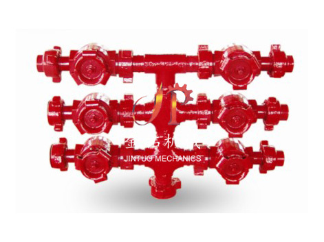 Offshore platform cementing valve group